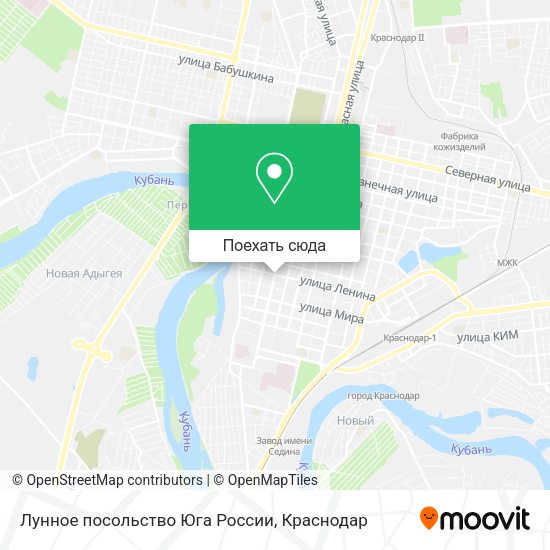 Карта Лунное посольство Юга России