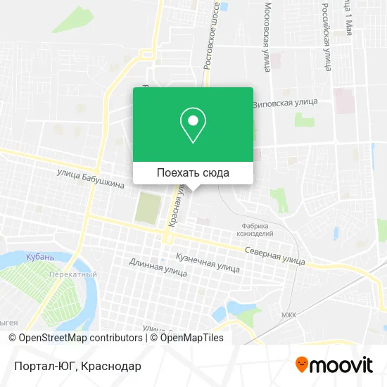 Карта Портал-ЮГ