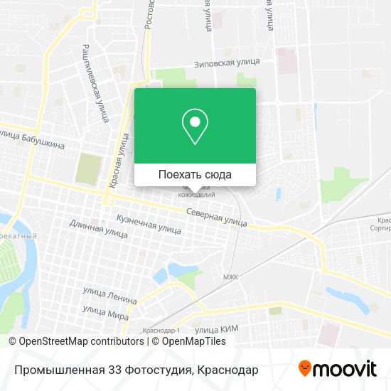 Карта Промышленная 33 Фотостудия