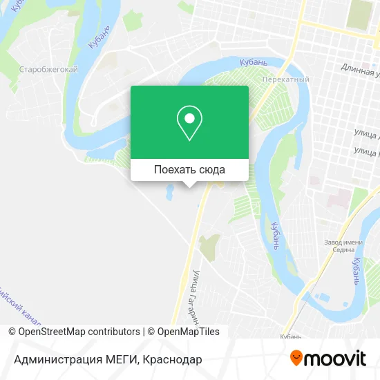 Карта Администрация МЕГИ