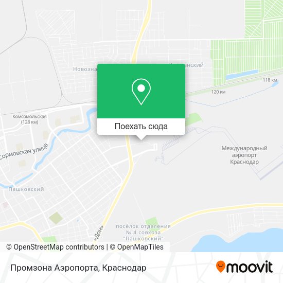 Карта Промзона Аэропорта