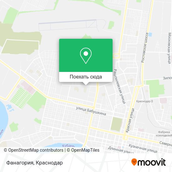 Карта Фанагория