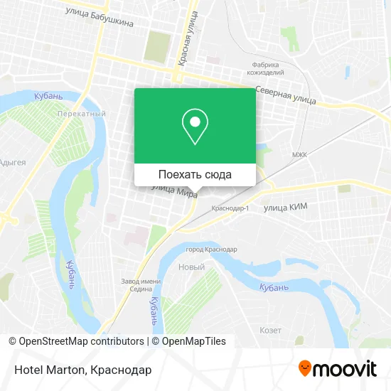 Карта Hotel Marton