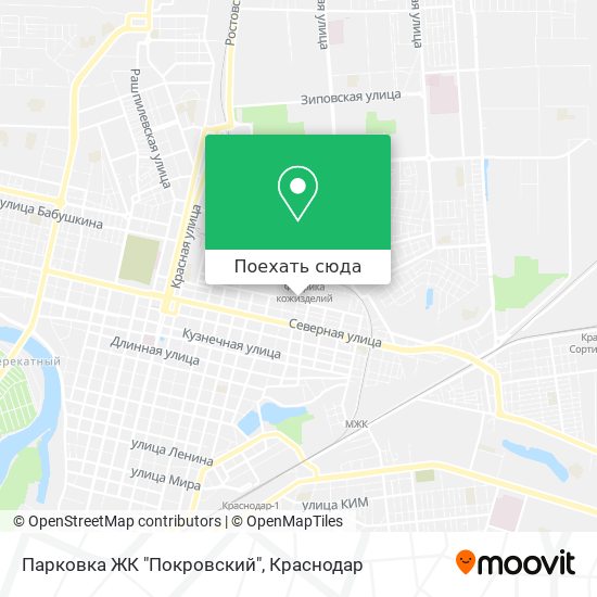 Карта Парковка ЖК "Покровский"