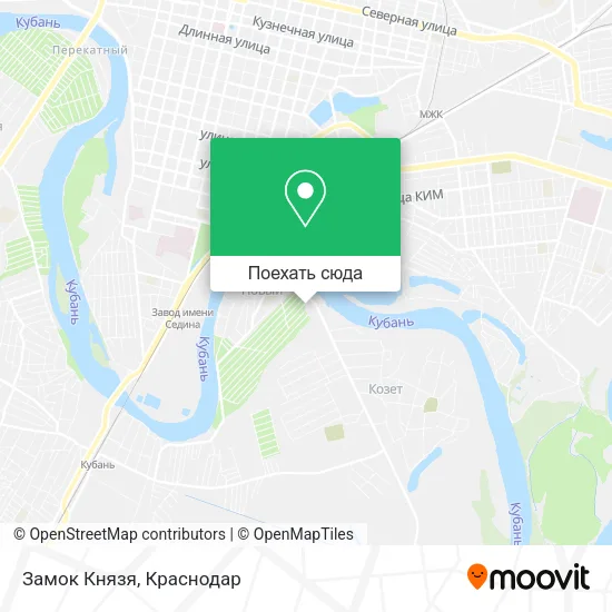 Карта Замок Князя