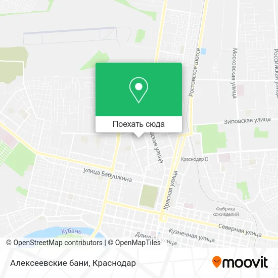 Карта Алексеевские бани