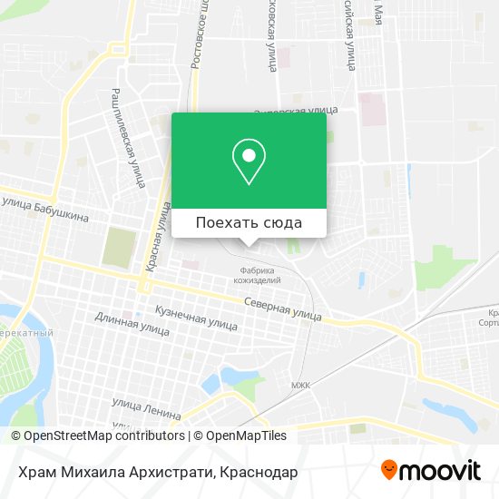 Карта Храм Михаила Архистрати