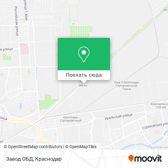 Карта Завод ОБД