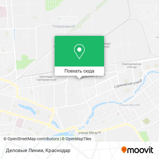 Карта Деловые Линии