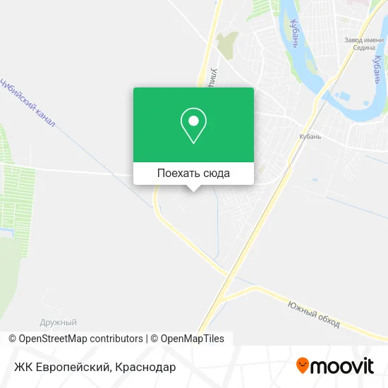 Карта ЖК Европейский