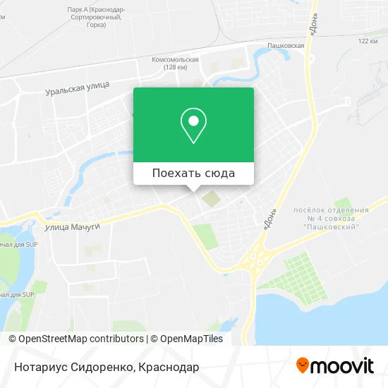 Карта Нотариус Сидоренко
