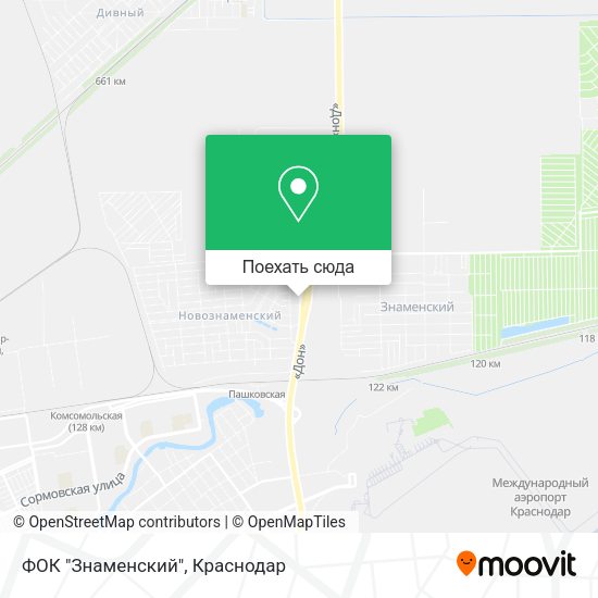 Карта ФОК "Знаменский"
