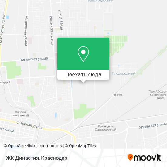 Карта ЖК Династия