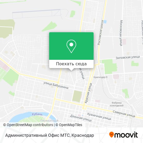 Карта Административный Офис МТС