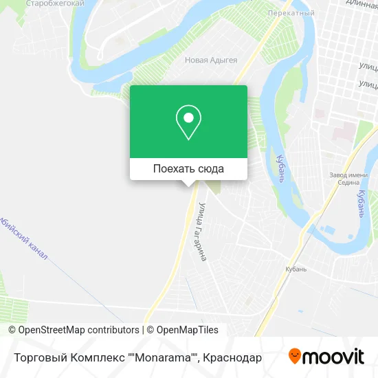 Карта Торговый Комплекс ""Monarama""