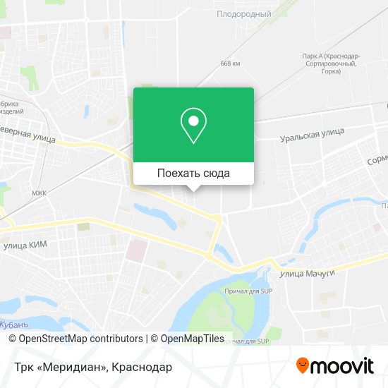 Карта Трк «Меридиан»