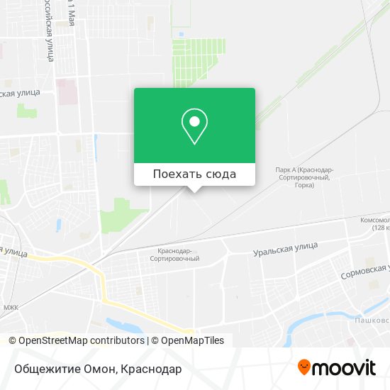 Карта Общежитие Омон