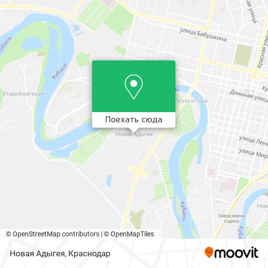 Карта Новая Адыгея