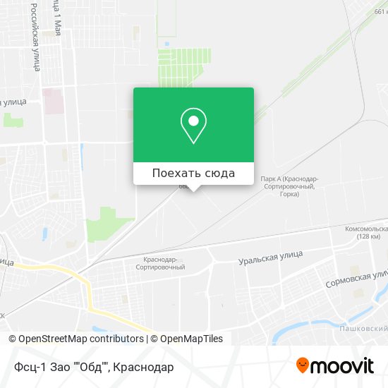 Карта Фсц-1 Зао ""Обд""