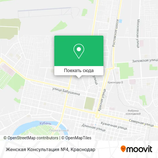 Карта Женская Консультация №4