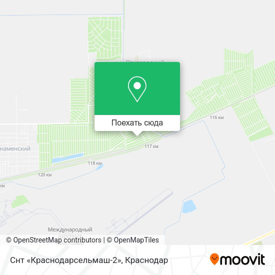 Карта Снт «Краснодарсельмаш-2»