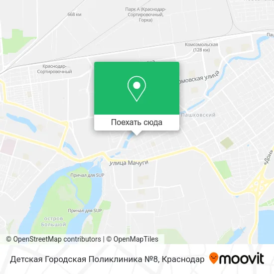 Карта Детская Городская Поликлиника №8