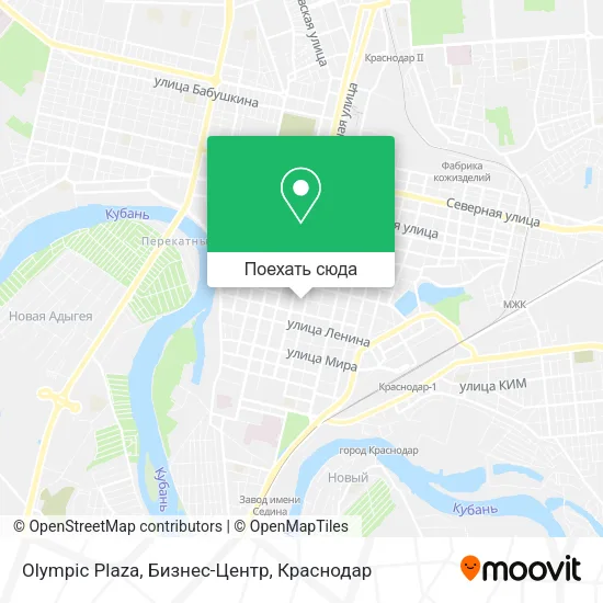 Карта Olympic Plaza, Бизнес-Центр