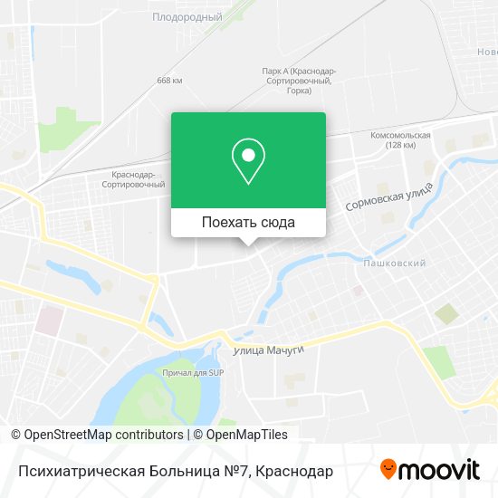 Карта Психиатрическая Больница №7