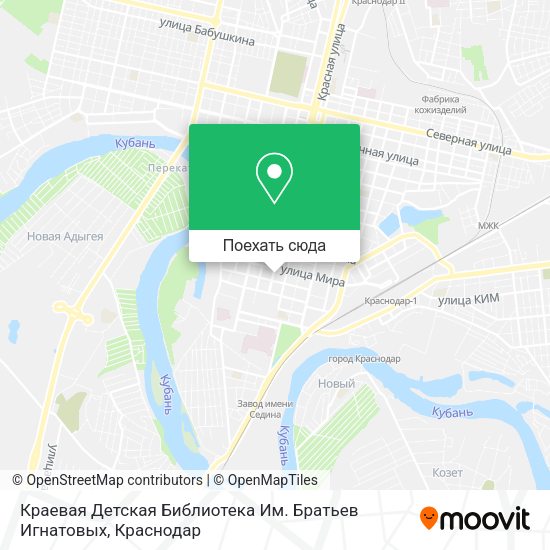 Карта Краевая Детская Библиотека Им. Братьев Игнатовых