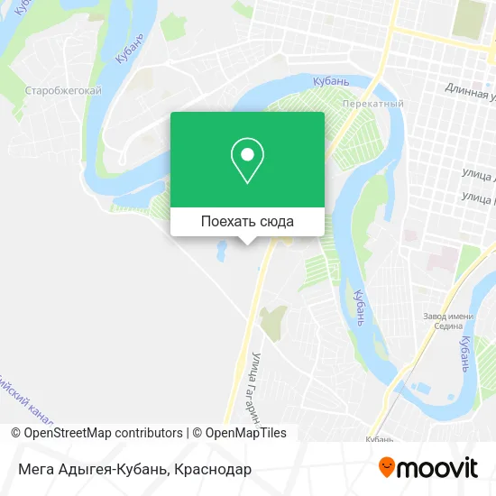 Карта Мега Адыгея-Кубань