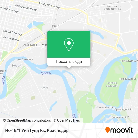 Карта Ис-18/1 Уин Гувд Кк