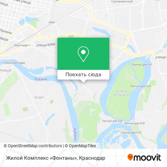 Карта Жилой Комплекс «Фонтаны»