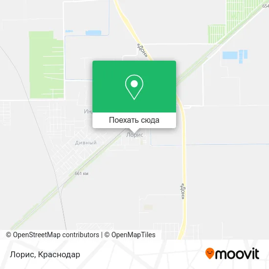 Карта Лорис