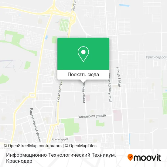 Карта Информационно-Технологический Техникум