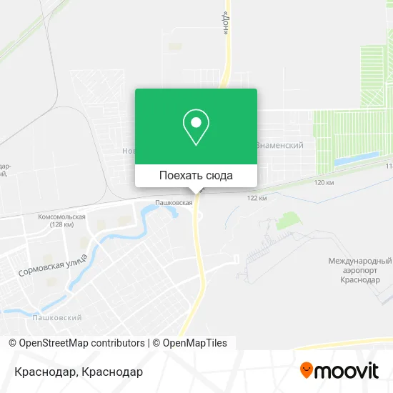 Карта Краснодар