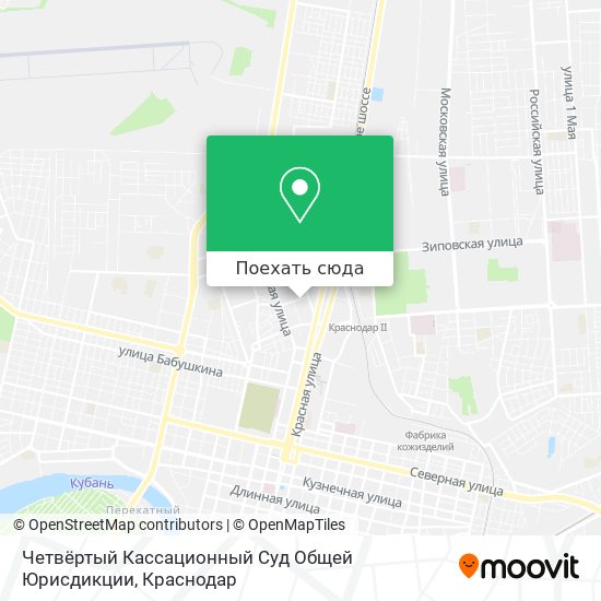 Карта Четвёртый Кассационный Суд Общей Юрисдикции
