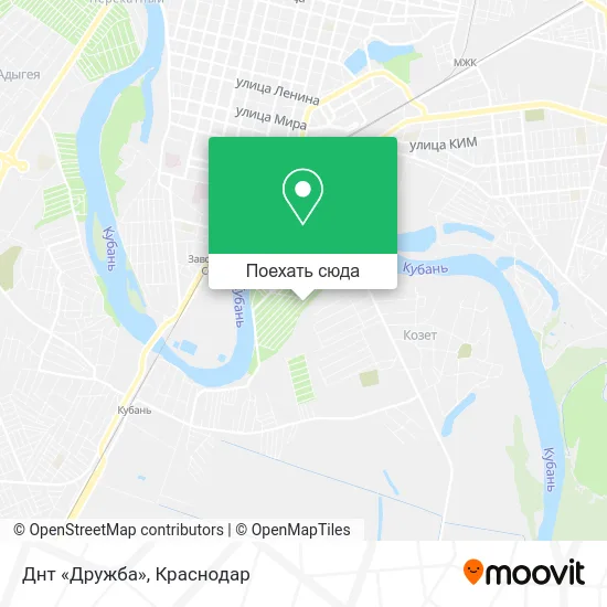 Карта Днт «Дружба»