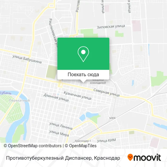 Карта Противотуберкулезный Диспансер