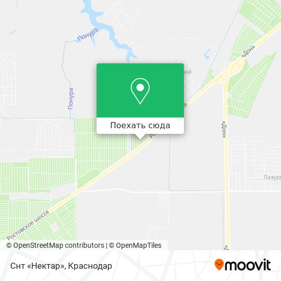 Карта Снт «Нектар»