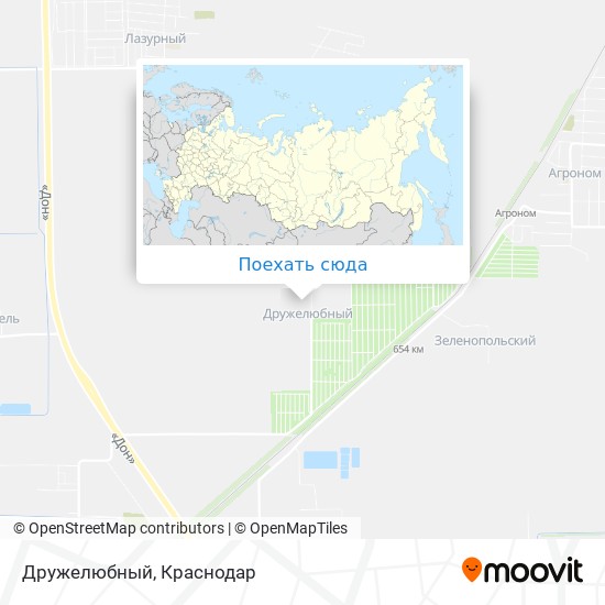 Карта Дружелюбный