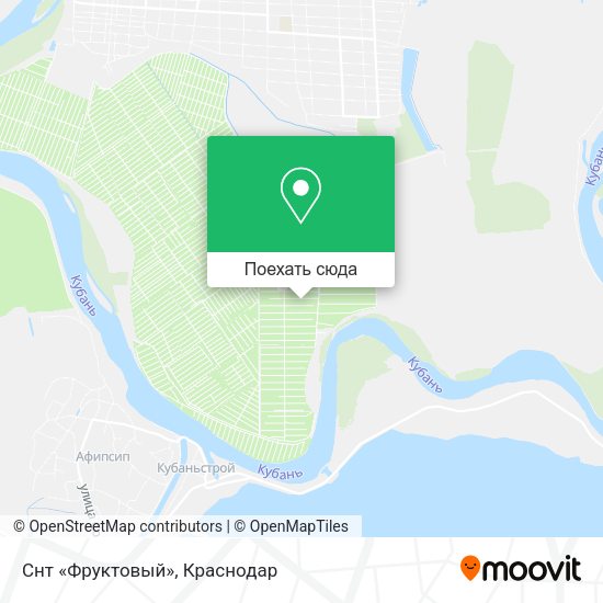 Карта Снт «Фруктовый»