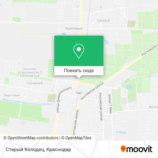 Карта Старый Колодец