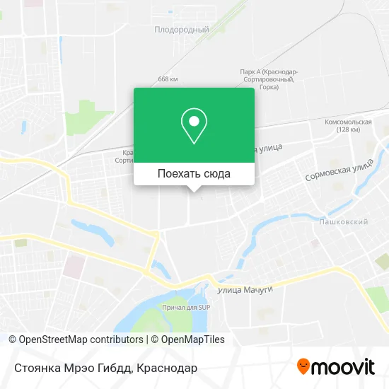 Карта Стоянка Мрэо Гибдд