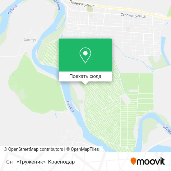 Карта Снт «Труженик»