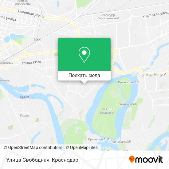 Карта Улица Свободная