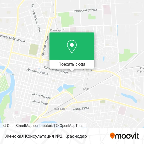 Карта Женская Консультация №2