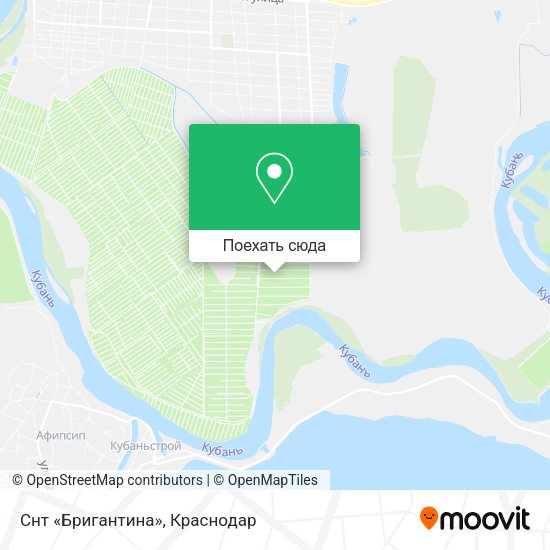 Карта Снт «Бригантина»