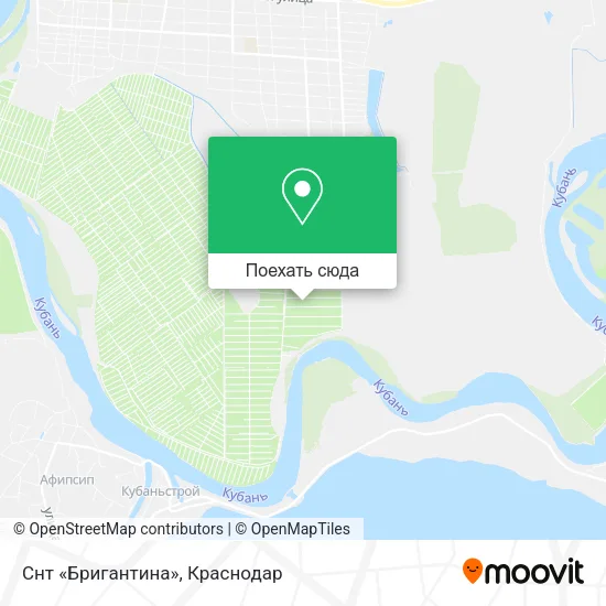 Карта Снт «Бригантина»