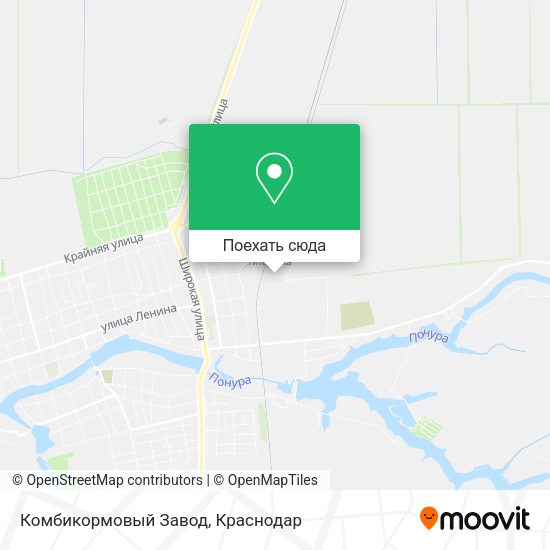 Карта Комбикормовый Завод