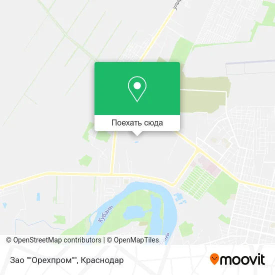 Карта Зао ""Орехпром""